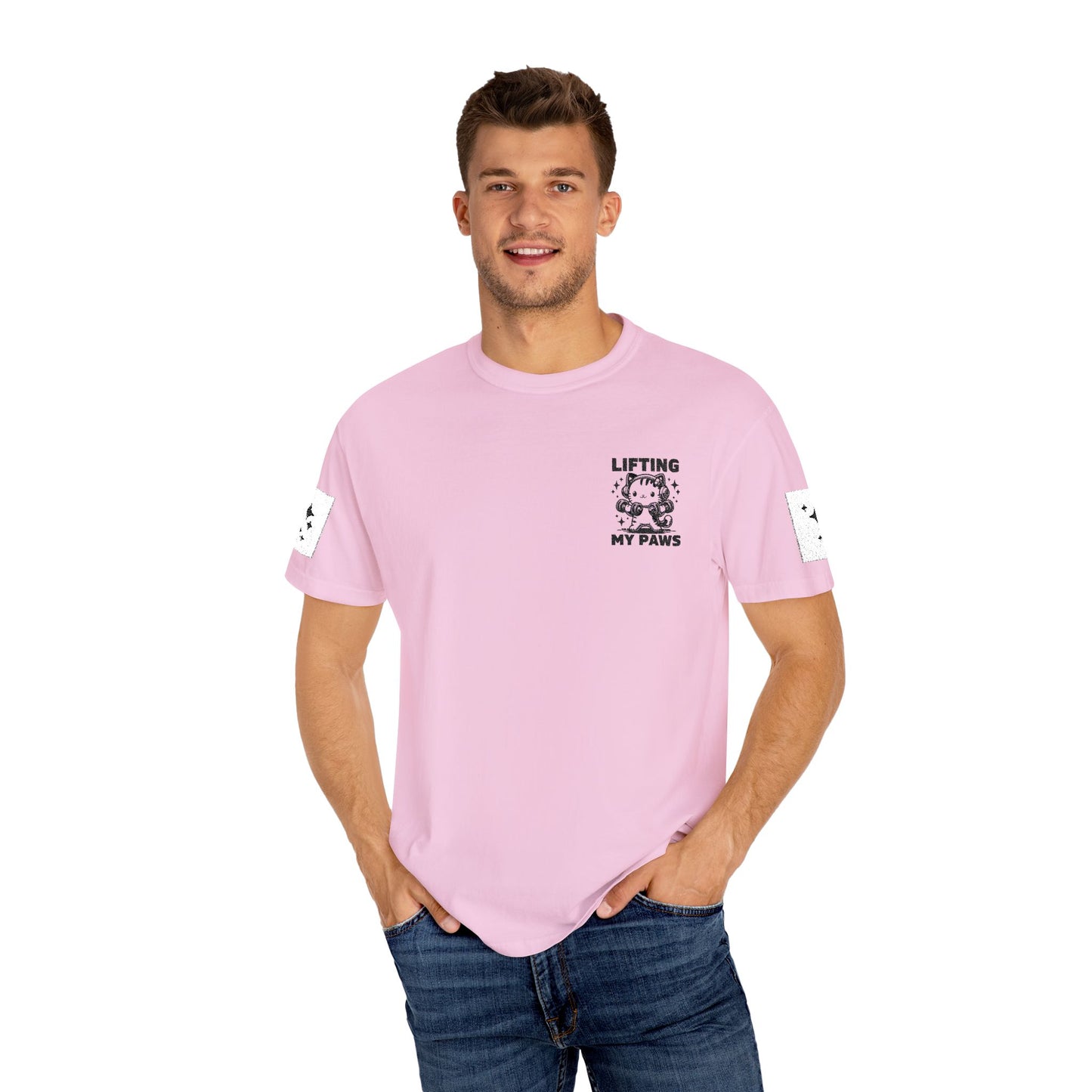Lifting My Paws Unisex T-Shirt – Garment-Dyed Comfort Tee