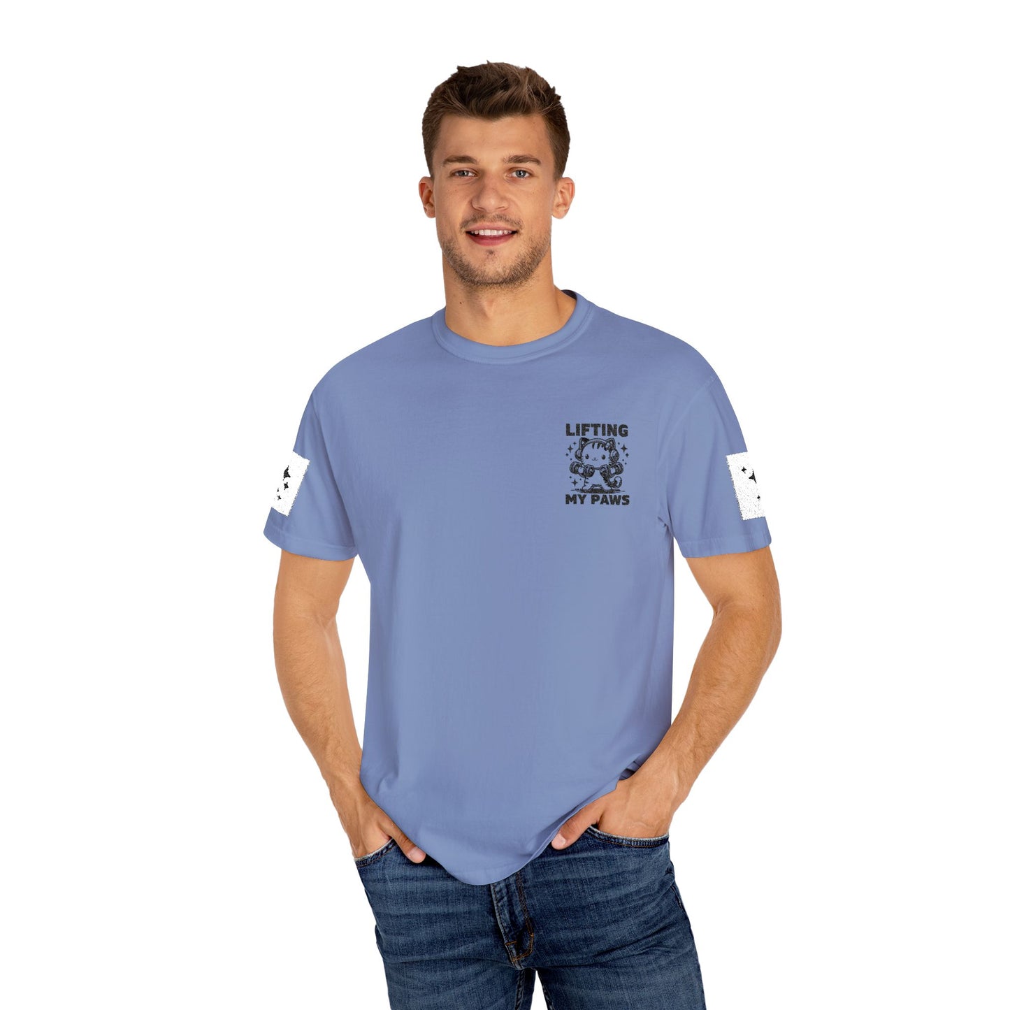 Lifting My Paws Unisex T-Shirt – Garment-Dyed Comfort Tee