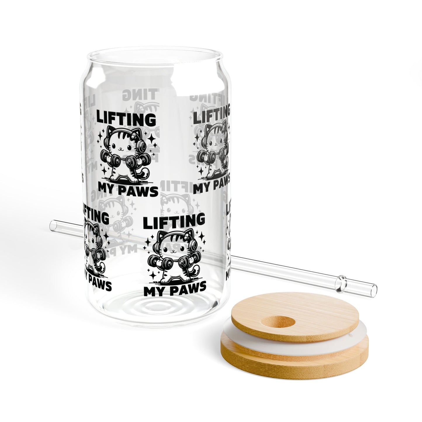 ''Lifting my paws'' Sipper glass