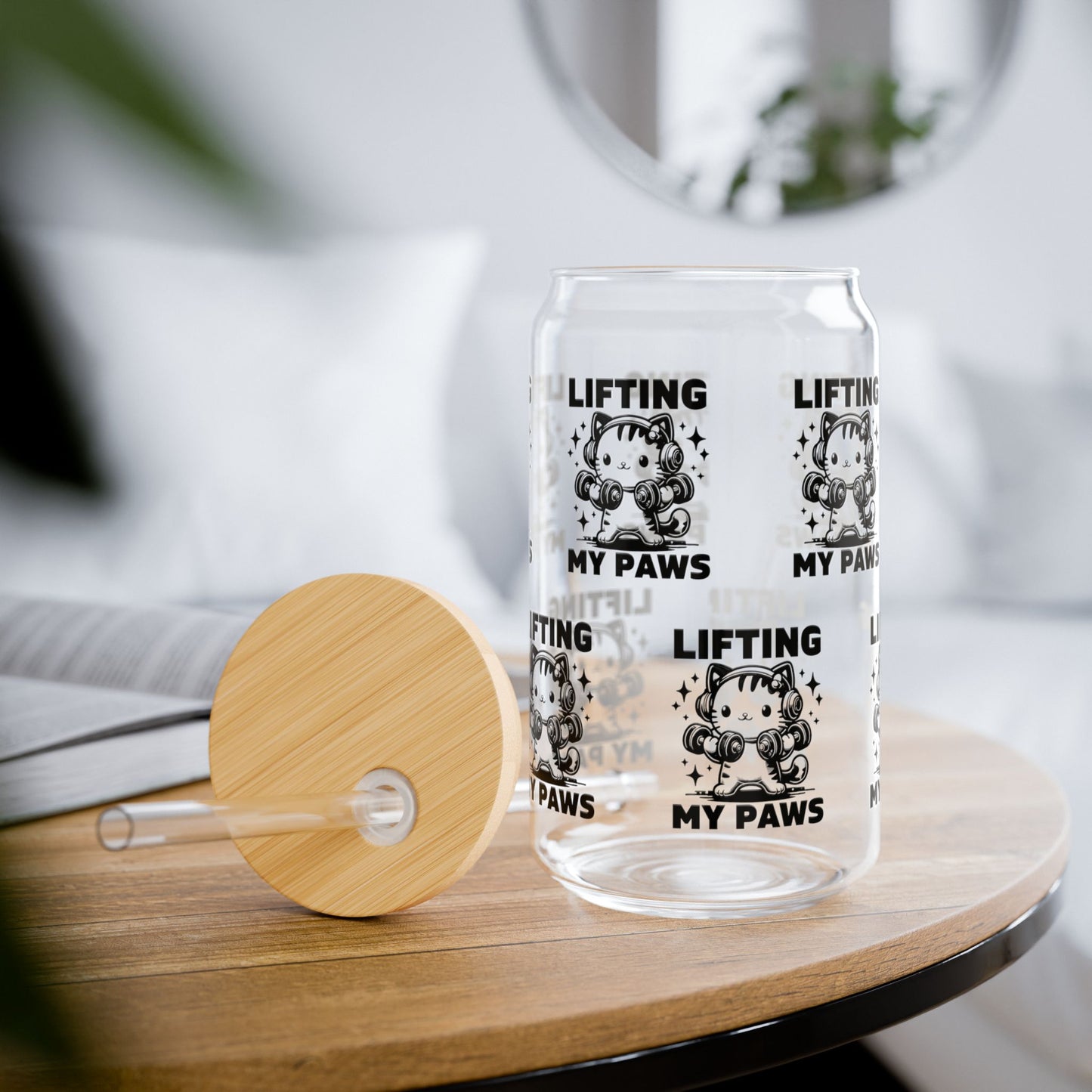 ''Lifting my paws'' Sipper glass
