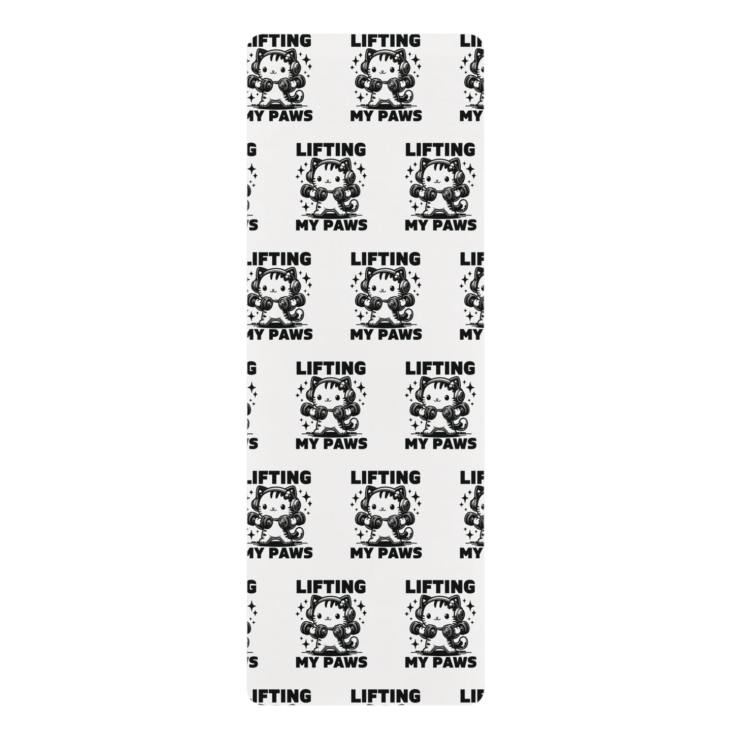 Lifting My Paws Yoga Mat – Cute Fitness & Exercise Mat