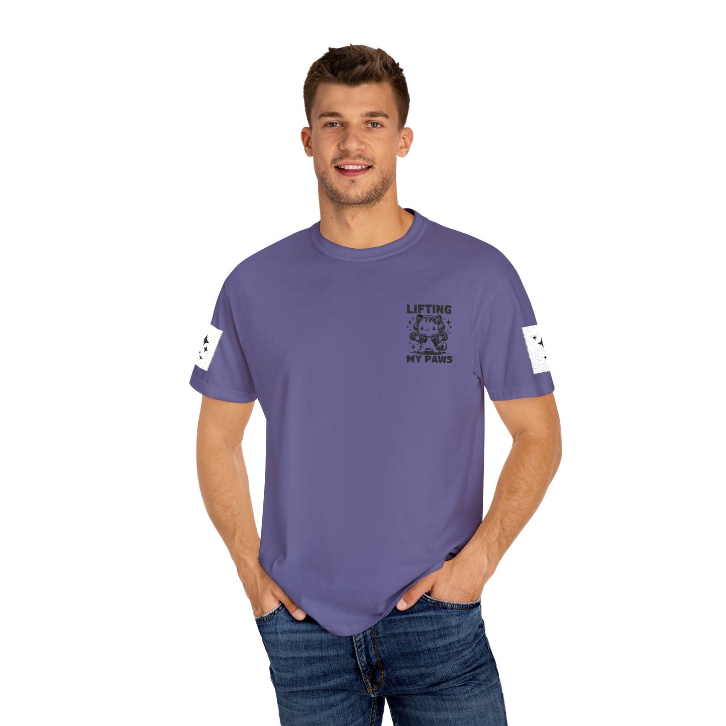 Lifting My Paws Unisex T-Shirt – Garment-Dyed Comfort Tee