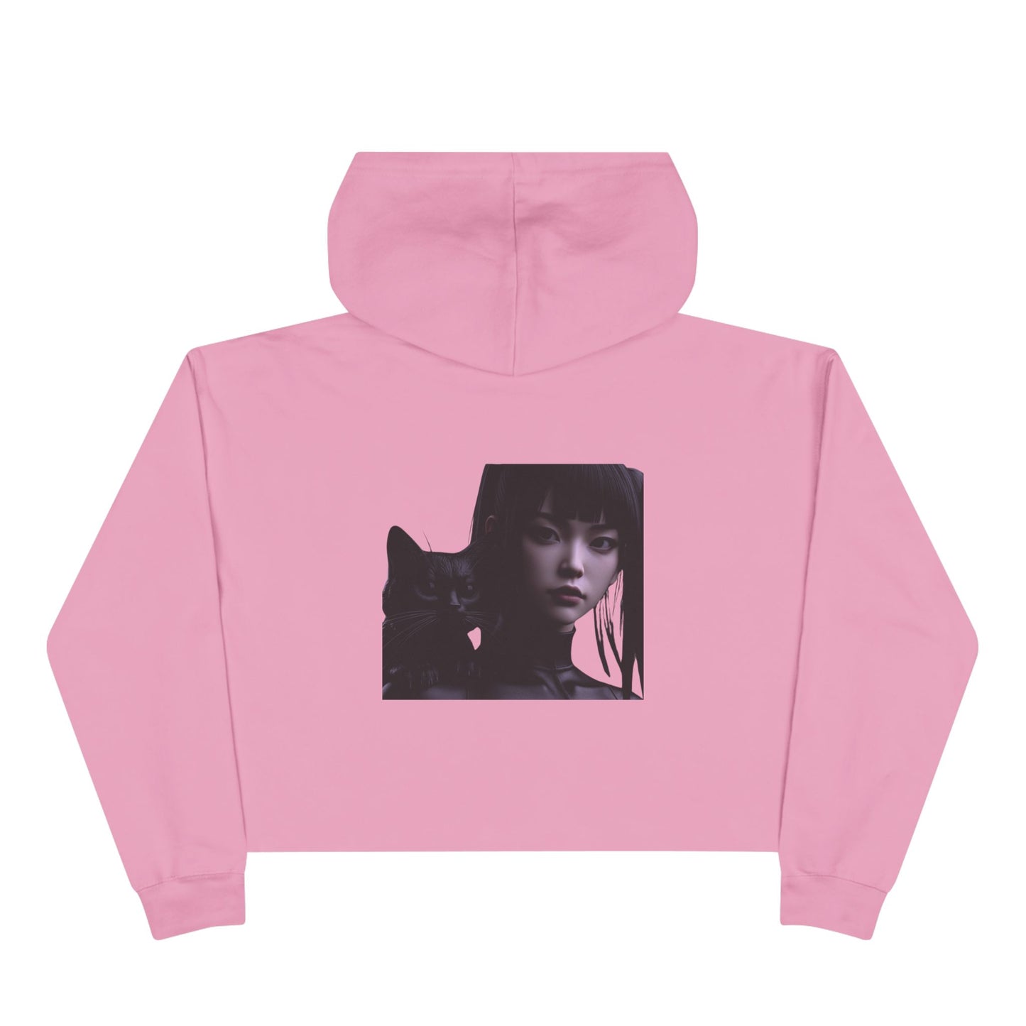 Kuroneko no Onna – Chic Crop Hoodie