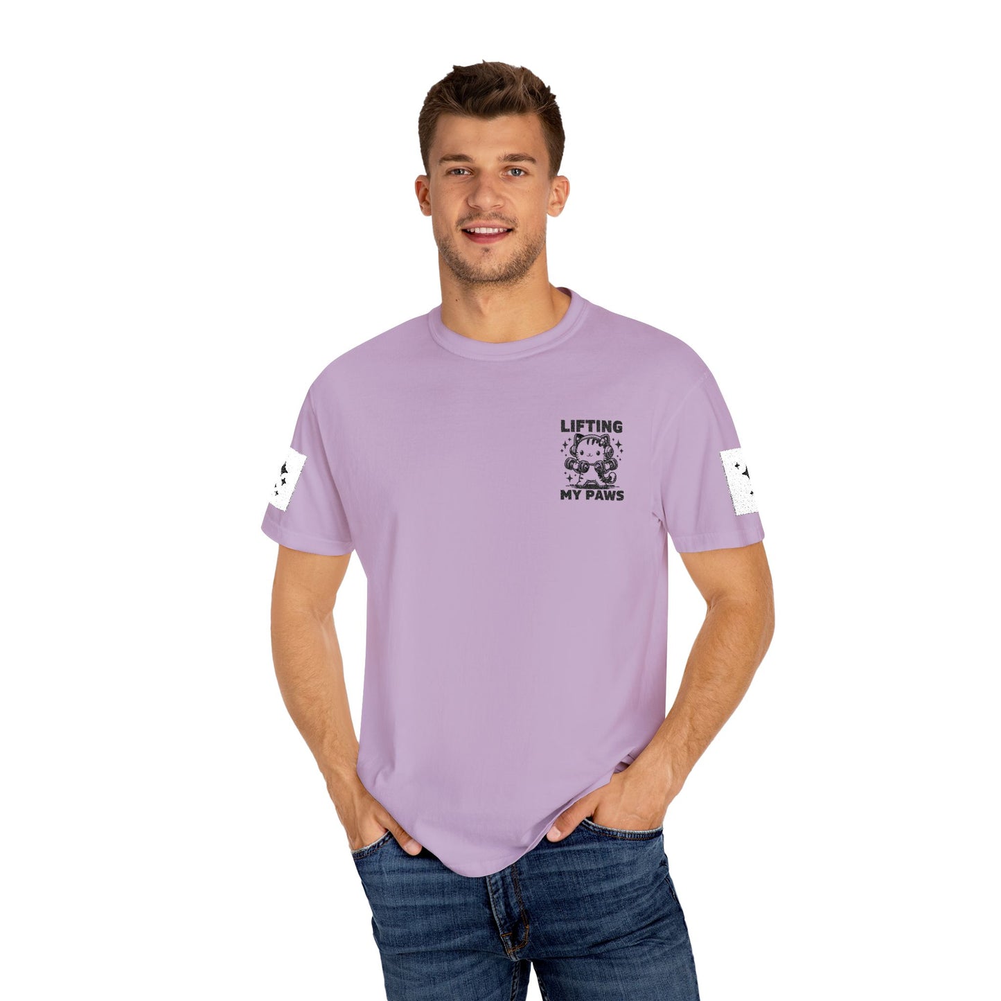 Lifting My Paws Unisex T-Shirt – Garment-Dyed Comfort Tee