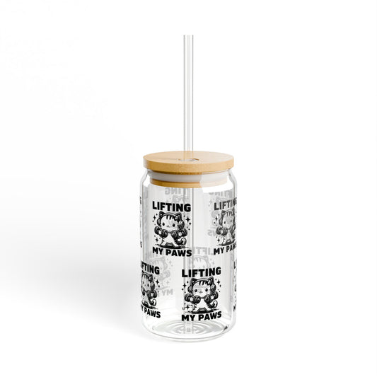''Lifting my paws'' Sipper glass