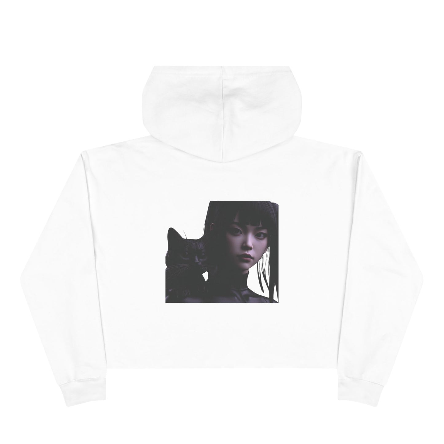 Kuroneko no Onna – Chic Crop Hoodie