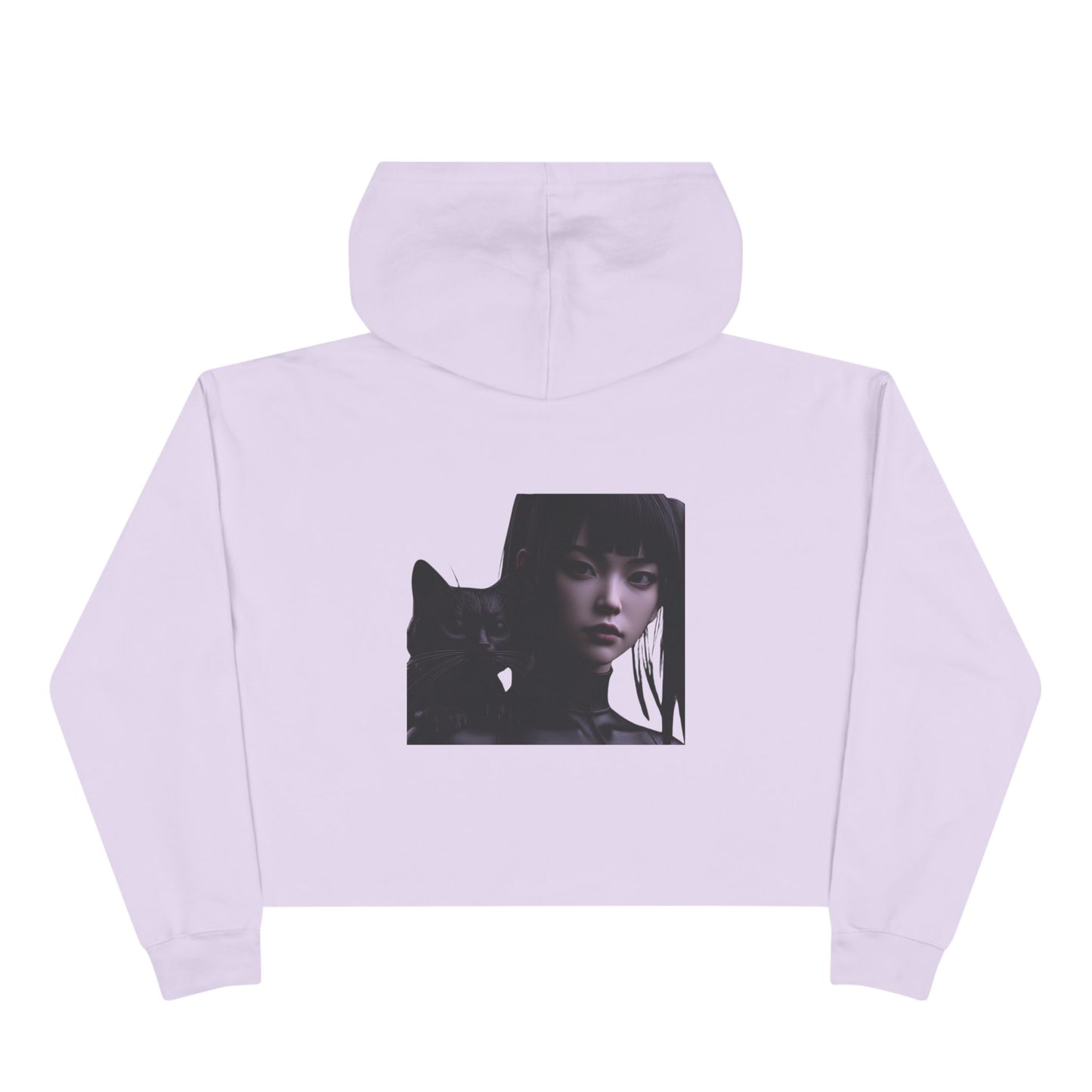 Kuroneko no Onna – Chic Crop Hoodie