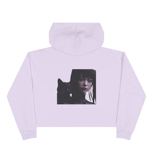 Kuroneko no Onna – Chic Crop Hoodie