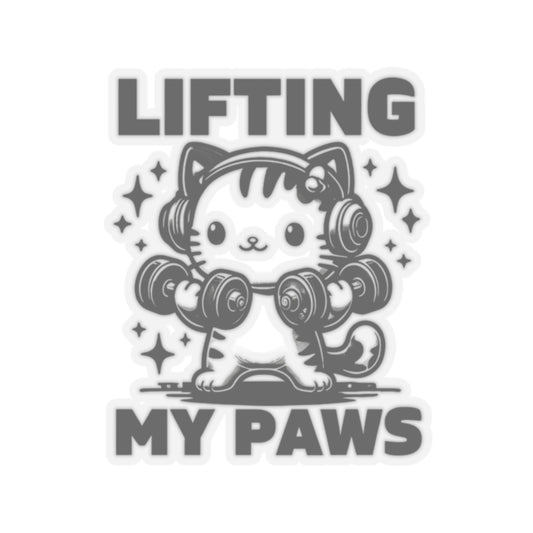 Lifting My Paws – Kiss-Cut Stickers